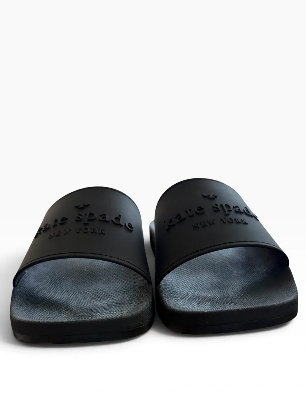 Kate Spade New York Sunny Slide Sandals Matte Black EC Women’s 11